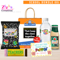 Back to school teacher party favor bundle printable — ZizisDigital Studio