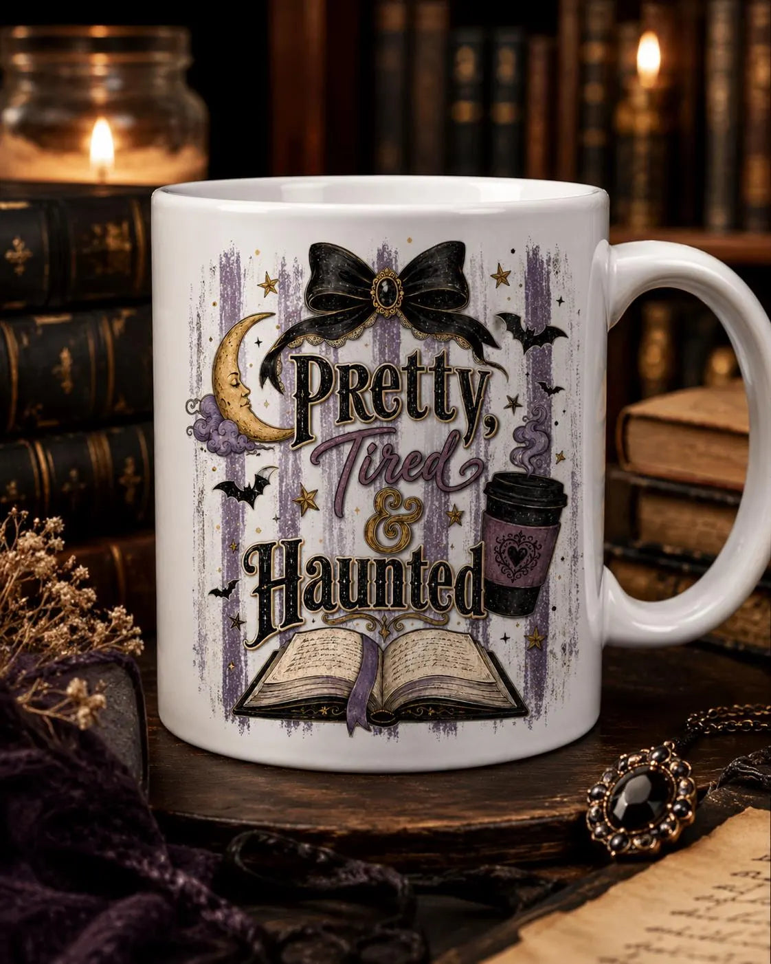 Halloween book lover sublimation design, PNG, preview 5 of 7