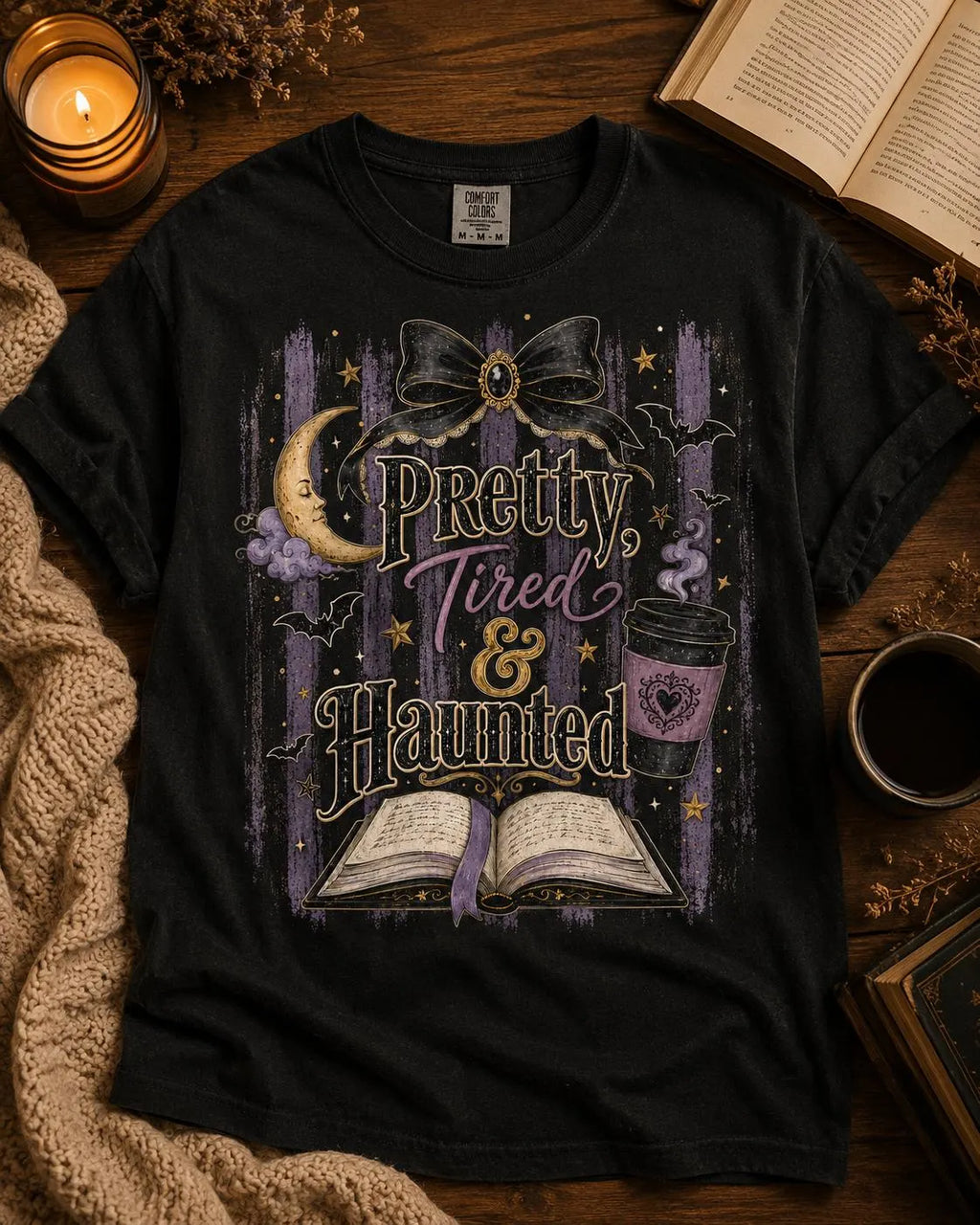 Halloween book lover sublimation design, PNG, preview 2 of 7