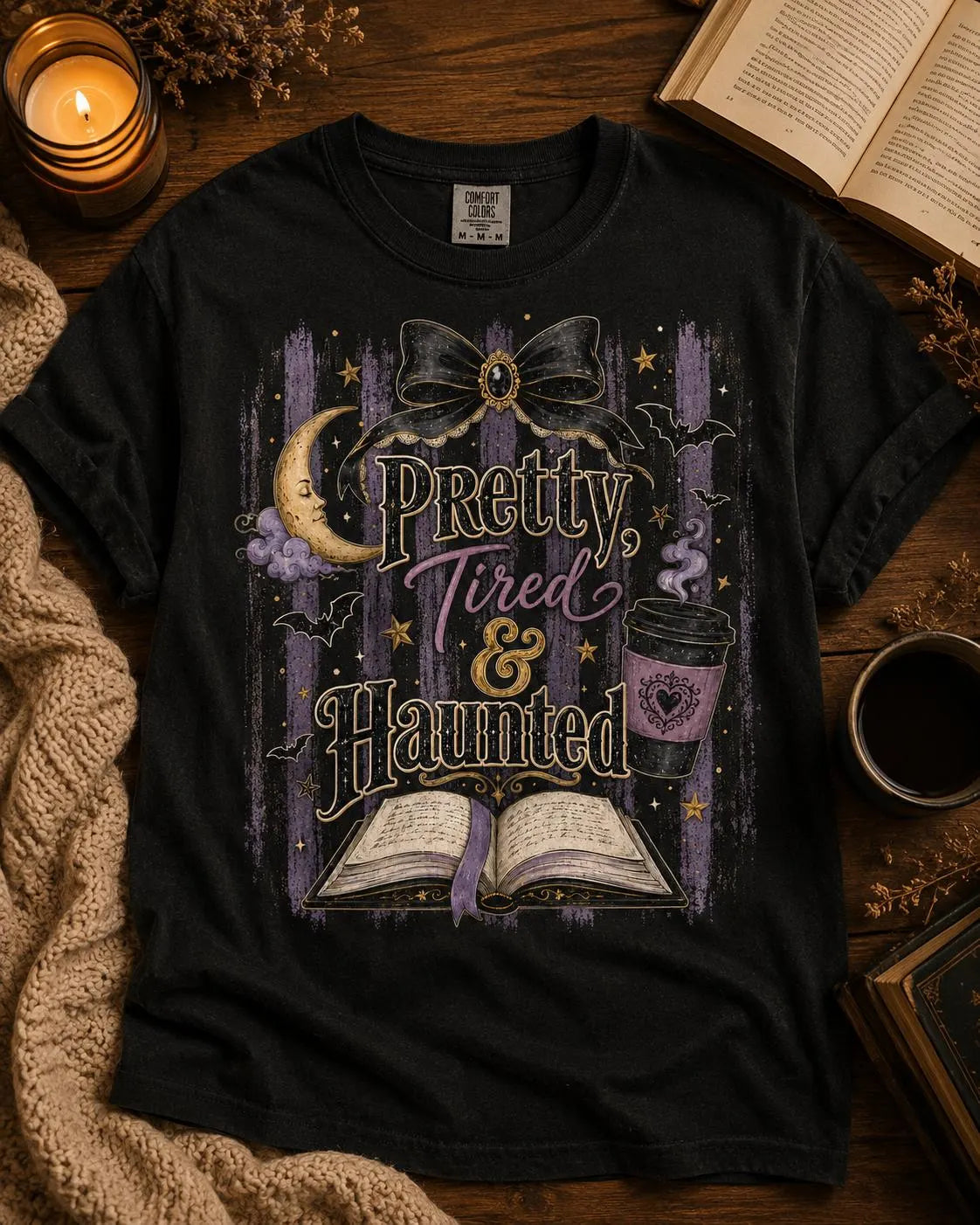 Halloween book lover sublimation design, PNG, preview 2 of 7