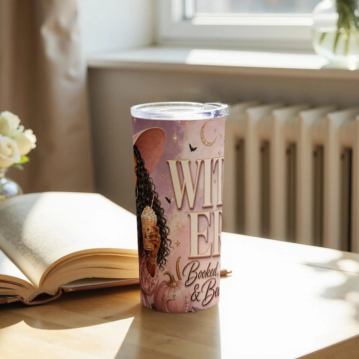 Halloween tumbler wrap design, PNG, preview 4 of 4