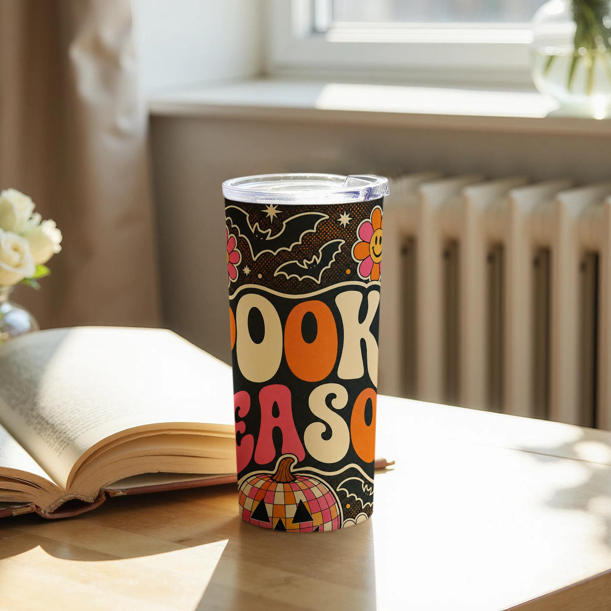 Halloween tumbler wrap design, PNG, preview 4 of 4