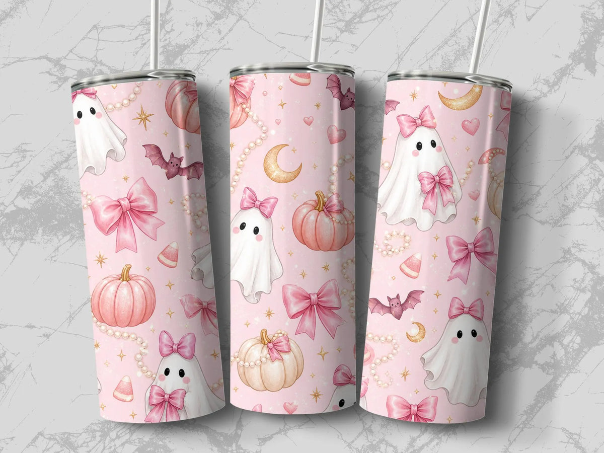Halloween tumbler wrap design, PNG, preview 3 of 4