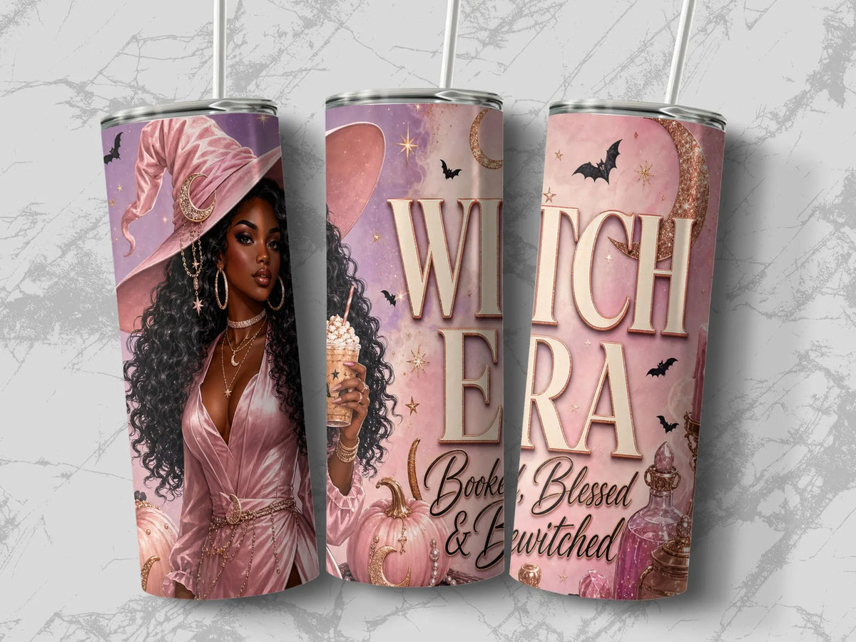 Halloween tumbler wrap design, PNG, preview 2 of 4