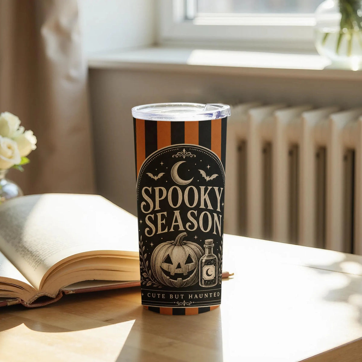 Spooky season tumbler wrap design, PNG, preview 4 of 4