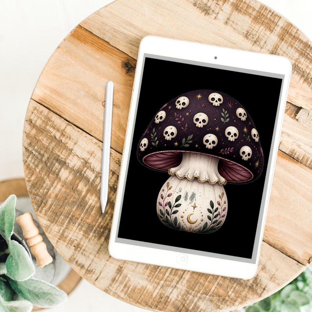 Spooky cute Halloween witch clipart bundle, preview 6 of 9