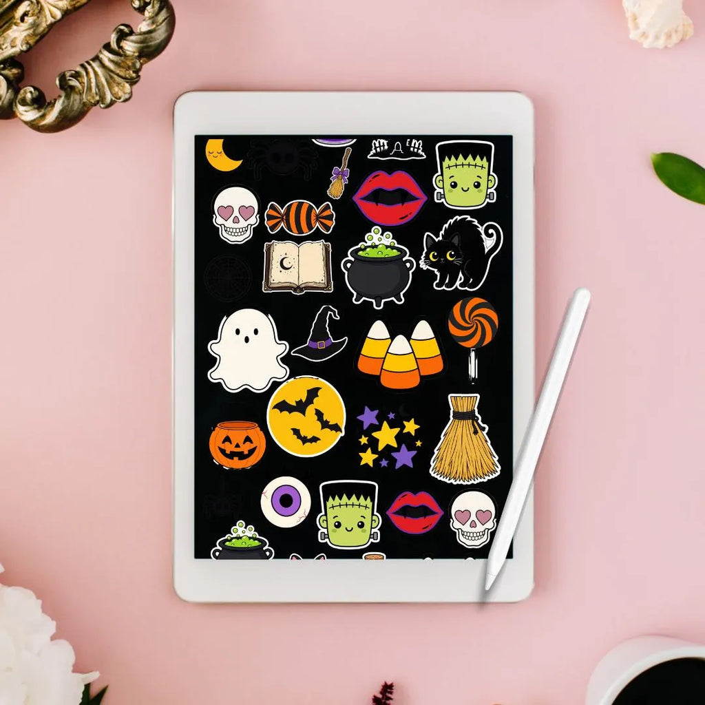 Cute spooky Halloween clipart bundle, PNG, preview 4 of 6