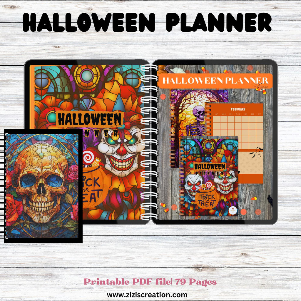 Printable Halloween planner pages, preview 3 of 6