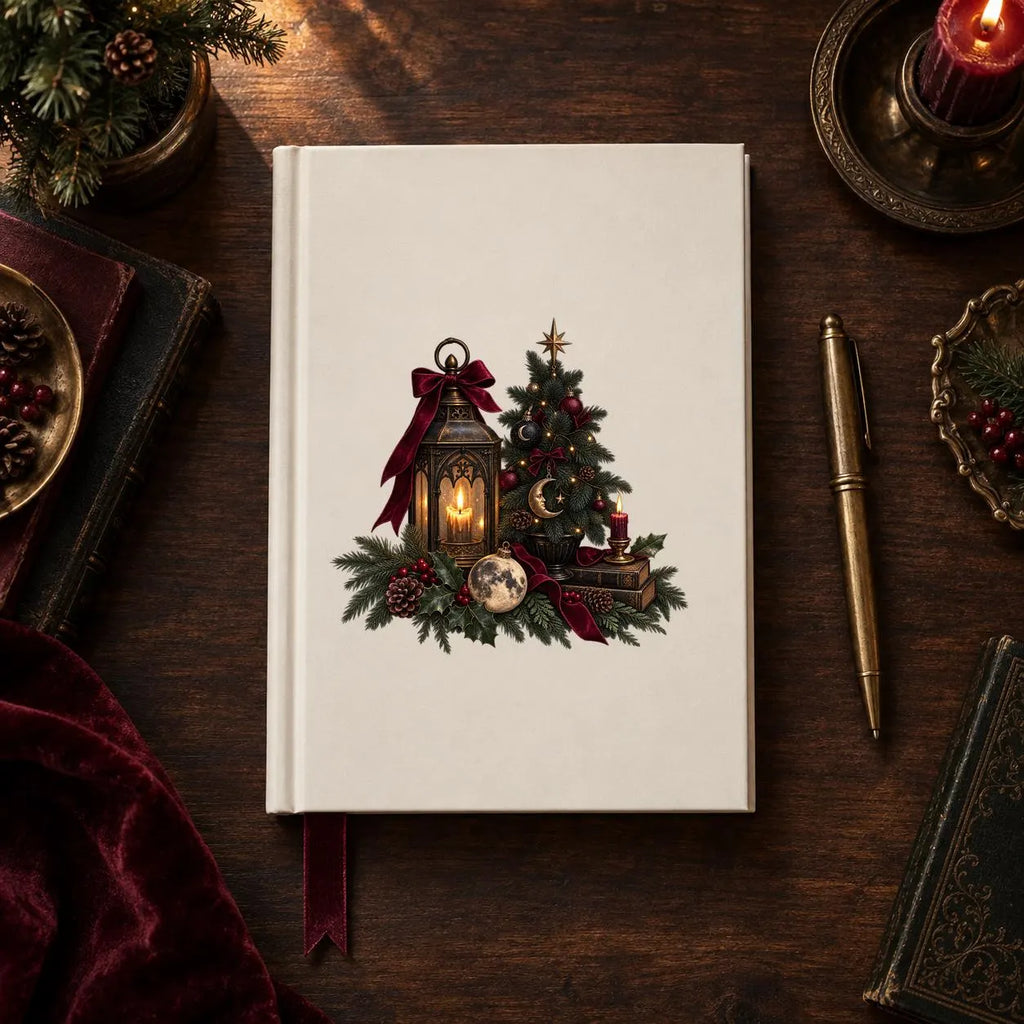 Gothmas gothic Christmas clipart bundle, preview 8 of 12